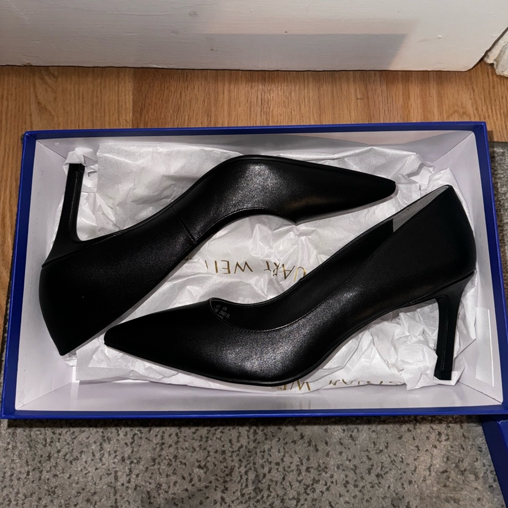 Stuart Weitzman 75 Pump black size 8.5 NWT